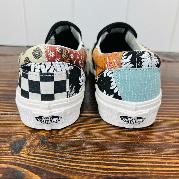 Vans Classic Slip On Tiger Patchwork Sneakers - Picture 7 of 8